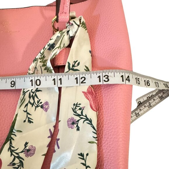 Nanette Lepore Women's Pink Leather Shoulder Bag - Picture 5 of 13